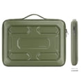 thumbnail image 3 of Funda para portátil DOISO de 14 pulgadas, a prueba de golpes, impermeable, verde, 3 of 7