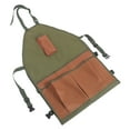 thumbnail image 3 of MRLESS Split Leg Gardening Apron With Multiple Pockets, Winter Work Tool Apron for BBQ, Cafe, Kitchen, Painting, Carpenter, Woodworking, 3 of 9