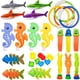 thumbnail image 2 of Juguetes de buceo para bebés BuyWeekMX 29 piezas piscina para bebés, 2 of 6