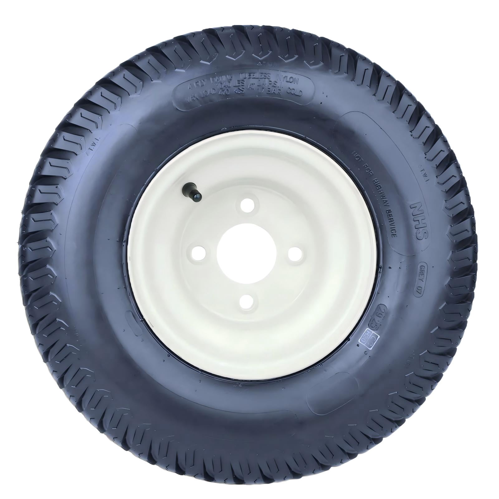Hi-Run 2 Set SU05 20X8.00-8 2PR Light Duty Lawn & Garden Tire & 8X7 4 Lugs on 4" PCD Wheel Assembly