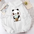 thumbnail image 4 of Sudadera con capucha de animales, panda, té Boba, ropa de moda para hombres y mujeres, sudadera con dibujos animados de panda para niños y niñas, jerséis, sudadera, 4 of 5