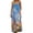 Sky Blue, variant on Lovzfmll Loungewear Dress for Women, Printed Spaghetti Strap with Low Back, Casual Maxi Dress Green, S