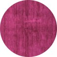 thumbnail image 1 of Ahgly Company Indoor Round Abstract Purple Modern Area Rugs, 8' Round, 1 of 4
