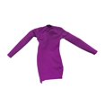 thumbnail image 4 of Ropa femenina a escala 1/6 para figura de acción de 12 pulgadas, traje de manga larga, cuello redondo, vestido ajustado, ropa de moda coleccionable Violeta, 4 of 10