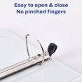 thumbnail image 4 of View Binders Avery enmarcado con un anillo EZD de 2 pulgadas con un toque, blanco, 4 of 7