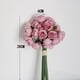 thumbnail image 3 of ¡Descuentos Increíbles!, Ramo de rosas de té simulado, flores artificiales para celebraciones de bodas, decoración del hogar Akmoler, 3 of 8