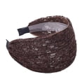 thumbnail image 3 of Helii Women's Wide Lace Headband – Boho Stretchy Non Slip Hair Band with Hollow Out Breathable Mesh, Comfortable Elastic Headwrap for Yoga Workout or Daily Use Coffee,One Size, 3 of 3