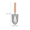 thumbnail image 2 of LEORX 1Set Small Garden Shovel For Digging Planting Outdoor Gardening Tool With Stainless Steel, 2 of 8