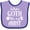 Lavender and Purple, variant on Inktastic Future Goth Like My Aunt with Skulls Boys or Girls Baby Bib