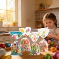 thumbnail image 5 of Rijanmt 100 Pcs Easter Treat Bags Gift Bag For Candy Snack,Easter Bunny Eggs Opp Plastic Packaging Bag With 110 Gold Twist Ties,Clear Colorful Goodie Candy Favor Bags For Holiday Party Supplies,B, 5 of 7