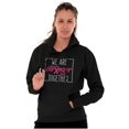 thumbnail image 3 of Breast Cancer Ribbon Strong Together Women Plus Size Graphic Pullover Hoodie Brisco Brands 5X, 3 of 4