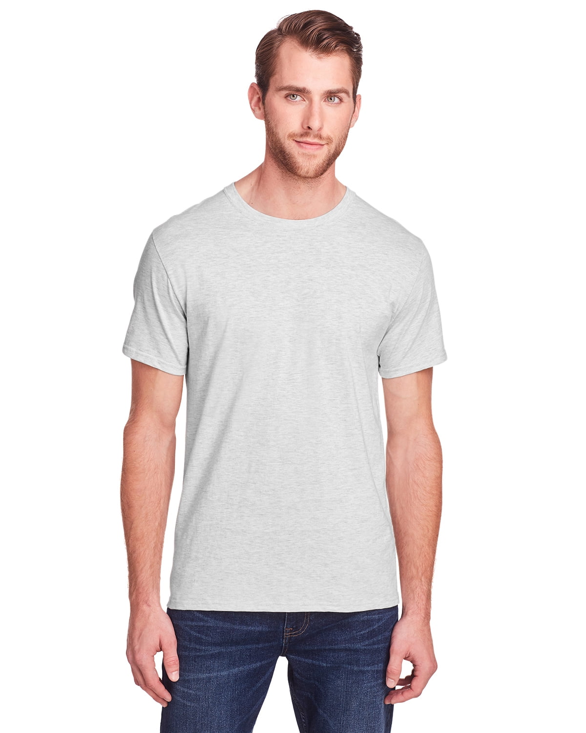 Fruit of the Loom, The Adult ICONICÃ¢â€žÂ¢ T-Shirt - OATMEAL HEATHER ...