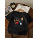 thumbnail image 1 of Back-to-School Series: Girls' Fashionable Casual Comfort Round-Neck Short Sleeve T-Shirt for autumn/Winter outdoor Daily Wear, 1 of 7