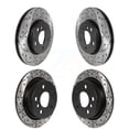 thumbnail image 1 of DS-One Front Rear Coated Drilled Slotted Disc Brake Rotors Kit for Car Mini Cooper KD-100510, 1 of 11