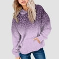 thumbnail image 2 of Gibobby Hoodies for Teen Girls Casual Fashion Gradient Oversized Long Sleeve Hooded Sweatshirt Kids Cozy Pullover Tops with Pockets(Light Purple,7-8 Years), 2 of 6