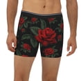 thumbnail image 2 of Disketp Roses Men's Boxer Briefs Men’s Underwear Boxer Briefs for Men, 2 of 7