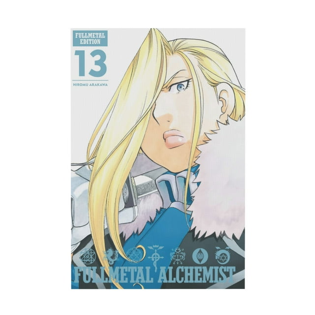 Qingyee Anime Canvas Poster Polyester Multi Size Decorative Poster,Fullmetal Alchemist Poster Anime Paint Decorative Poster