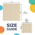 thumbnail image 3 of shiyou-Ivory Paper Napkins Disposable Everyday 100 Pcs 2 Ply Ivory Dinner Napkins Paper Everyday Colored Napkin for Parties Lunch Napkin for Tables Party Supplies & Party Decorations, 3 of 4