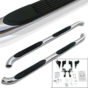 Dodge Ram Side Steps - Spec-D Tuning SSB4-RAM02QCS2-WB Dodge Ram Quad Cab Chrome 4