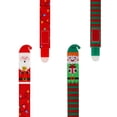 thumbnail image 1 of Christmas Decorations OutdoorNotebookInk Erasable Pen Set Christmas 2024 Special Edition 3 Pens .Perfect Cute For Colleagues Friends Relatives Or Cute Set W Envelope! 2mlnotebook for recording, 1 of 5