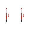 thumbnail image 5 of LKZQHMC Liquid Ink Rollerball Pens: 2 Red Extra Fine Point Tip 0.5mm Rolling Pen for Smooth Writing Coloring Drawing Journaling No Bleed & Smear &Red, 5 of 5