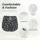 thumbnail image 4 of Balery Dog Paw Pantalones cortos deportivos para mujer con forro y dos bolsillos, elásticos, para entrenamiento, gimnasio, yoga-X-Large, 4 of 7