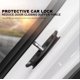 thumbnail image 5 of Tapa De Cerradura De Puerta De Coche Cubierta de la cerradura de la puerta del automóvil Tapas de la cerradura de la puerta del automóvil que absorben los golpes para Tesla Model 3 Model Y, 5 of 8