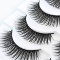 thumbnail image 4 of Pestañas postizas de aspecto natural, pestañas de visón artificiales 3D naturales, 5 pares, pestañas postizas tenues, pestañas postizas suaves, 4 of 4