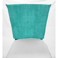 thumbnail image 3 of Faux Burlap Dining Room Chair Back Covers or Seat Covers by Penny's Needful Things (Both Chair Back & Seat Cover) (17 W x 15 H CHAIR BACK) (Teal), 3 of 6