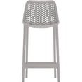 thumbnail image 4 of Afuera Living Contemporary Grey Outdoor Patio Stool (Set of 4), 4 of 6