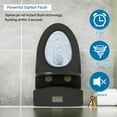 thumbnail image 4 of Alvantor One-Piece Toilet, 1.1/1.6 GPF Powerful Dual Flush Elongated Toilet, Button on Tank top, Soft Closing Seat Gray, 4 of 10