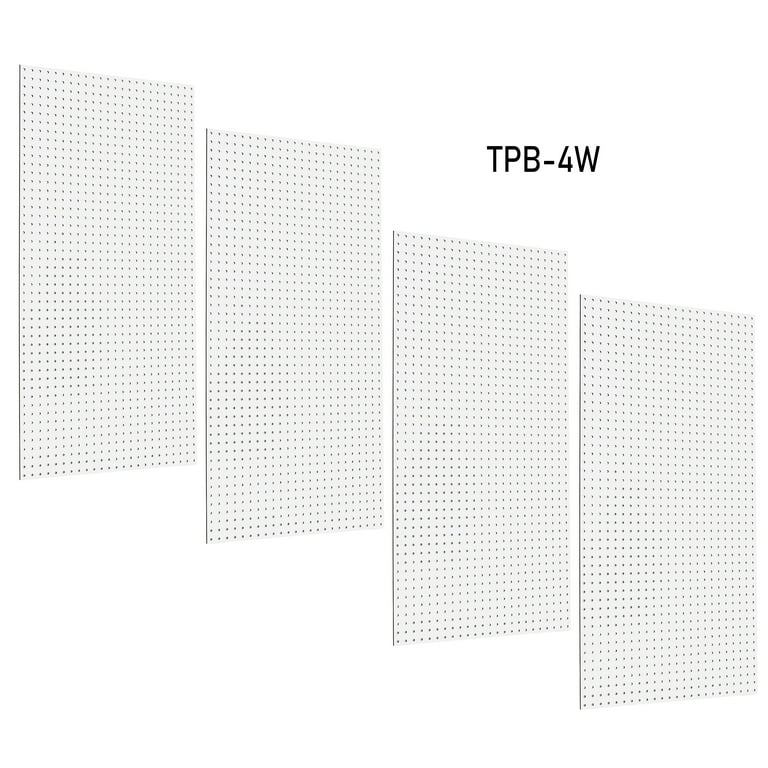 Triton Products® 24 inch x 48 inch Black Tempered Wood Pegboards 4 Pack Triton Products® 24 inch x 48 inch Black Tempered Wood Pegboards 4 Pack