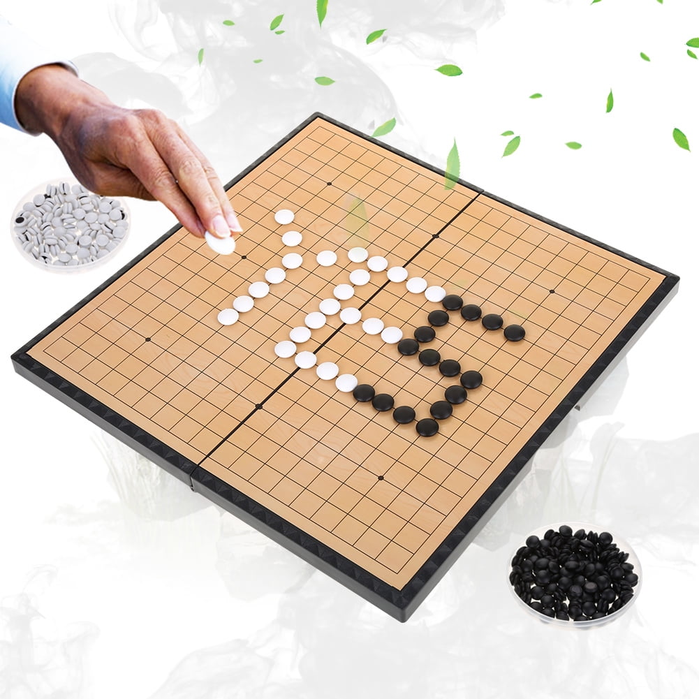 LYUMO Folding Go Game Set Weiqi Board Weiqi Educational Games