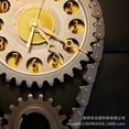 thumbnail image 2 of Reloj de engranaje giratorio leyfeng decoración resina artesanía oro, 2 of 5