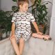 thumbnail image 4 of Fotbe Dachshund Dog Puppy Pijama Estampada de 2 Piezas para Niños – Ropa de Dormir de Manga Corta Cómoda para Niños y Niñas, Camiseta y Shorts de Algodón-XX-Large, 4 of 6