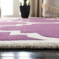 thumbnail image 4 of SAFAVIEH Chatham Hayden Geometric Wool Area Rug, Purple/Ivory, 8' x 10', 4 of 10