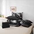 thumbnail image 6 of jejeloiu Wild Crow Twin Bedding Sets 7-Piece,Dark Style Bedding Comforter Set,Black Raven Sheet Sets For Men Women,Ultra Soft Home Decor Reversible, 6 of 8