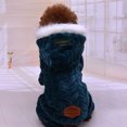 thumbnail image 3 of Billuyoard Stay Cozy Winter Abrigo para mascotas de invierno con ropa cómoda Sudadera con capucha de invierno para perros Ropa para perros de Ropa para mascotas verde l, 3 of 6