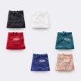 thumbnail image 2 of CHAO Paquete de 6 calzoncillos de encaje para mujer, bragas de encaje ultrafinas, ropa interior sexy, bikini suave de talle bajo, 2 of 5