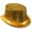 Gold, variant on Dress Up America Shiny Top Hats for Adults - Tuxedo Magician Hat - One Size Fits Most (Red)
