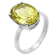thumbnail image 6 of Natural Lemon Quartz 925 Sterling Silver Ring s.7 Jewelry DGR1112_C_7 R-1019, 6 of 7