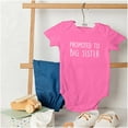 thumbnail image 4 of Promoted Big Sister Expecting Sibling Bodysuit Jumper Girls Infant Baby Brisco Brands NB, 4 of 6