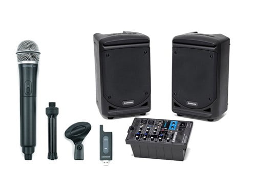 portable pa with wireless microphone