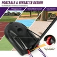 thumbnail image 4 of Costway Support de Système de Panier de Basketball Réglable en Hauteur 5,6-7,5 Pi avec Roues Adultes et Jeunes, 4 of 10