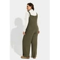 thumbnail image 5 of CASSIE LIZ Jumpsuit for Women Plus Size 5X Green Adjustable Strap Dressy Fall Casual Sleeveless Wide Leg Winter Overalls Outfits Clothes with Pocket 5XL 26W 28W, 5 of 10