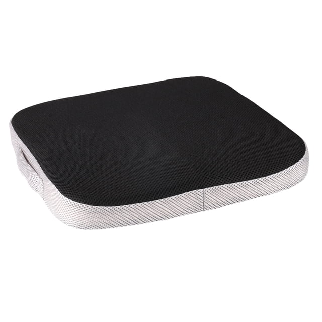 Advancent Almohadilla para silla de poliéster con gran memoria, esponja con memoria grande extragruesa y agradable a la piel, 1 malla gris + Type2 NO2