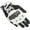 Black/White, variant on Men's SMX-2 Air Carbon V2 Leather Motorcycle Glove, Black/White/Yellow, Small