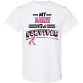 thumbnail image 3 of Inktastic My Aunt is a Survivor Breast Cancer Awareness T-Shirt, 3 of 5