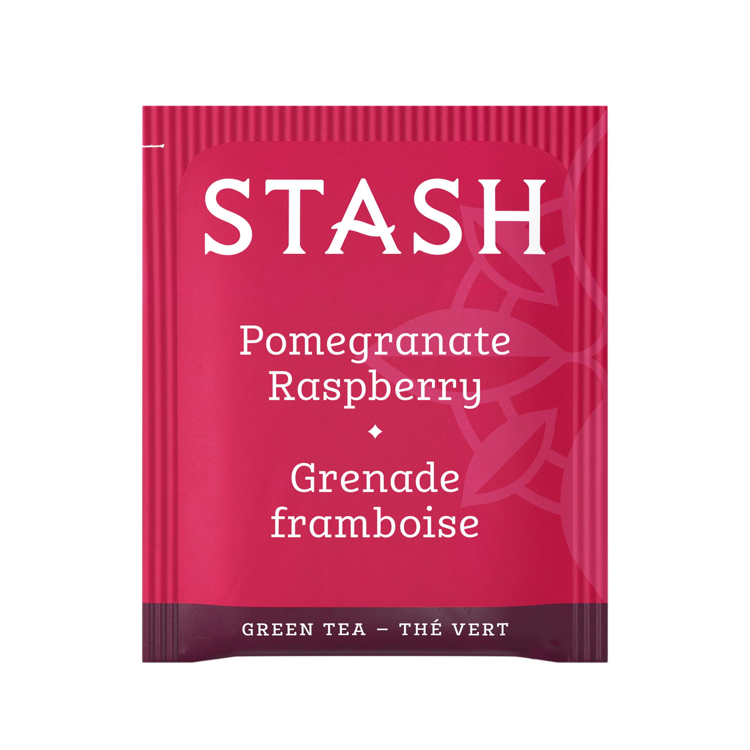 Stash Pomegranate Raspberry Green Tea with Matcha - 18 Tea Bags - Case of 6