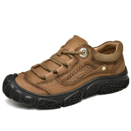 

First layer cowhide non-slip thick-soled wear-resistant hiking shoes men s shoes